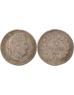 Louis-Philippe Ier 1/4 franc Argent 1831 D Lyon