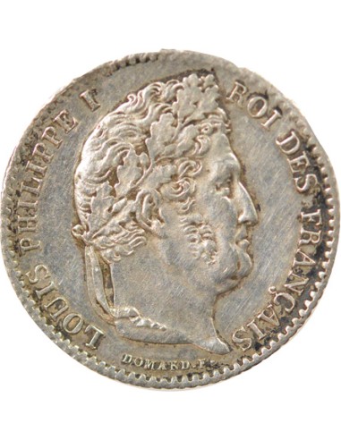 Louis-Philippe Ier 1/4 franc Argent 1831 B Rouen