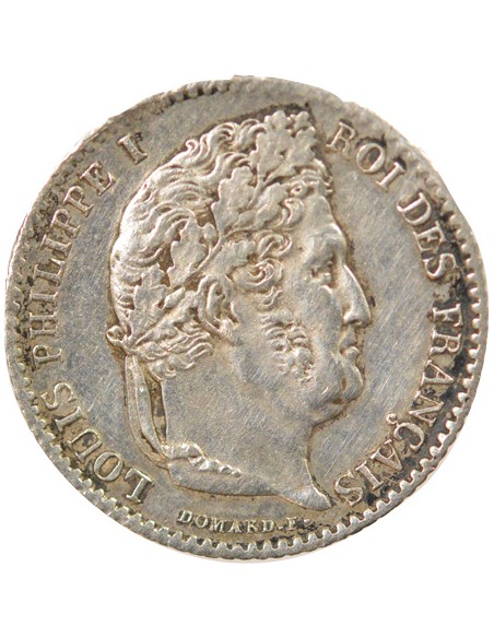 Louis-Philippe Ier 1/4 franc Argent 1831 B Rouen