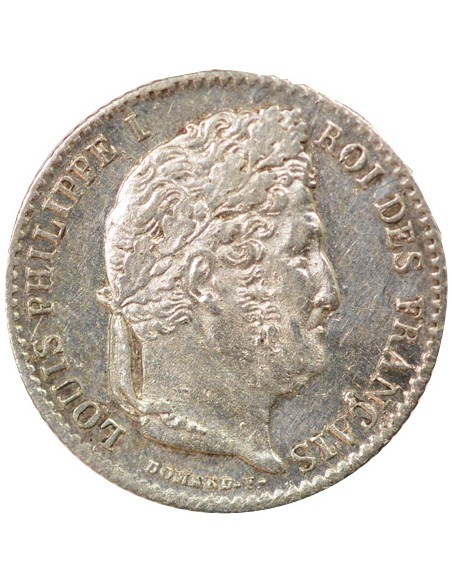 Louis-Philippe Ier 1/4 franc Argent 1831 W Lille
