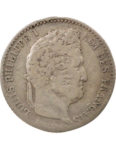 Louis-Philippe Ier 1/4 franc Argent 1831 M Toulouse