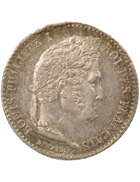 Louis-Philippe Ier Sans Cédille 1/4 franc Argent 1832/1 A - Paris