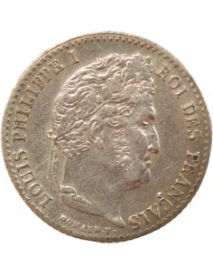 Louis-Philippe Ier 1/4 franc Argent 1835 W Lille 2