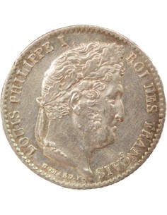 Louis-Philippe Ier 1/4 franc Argent 1838 B Rouen 2
