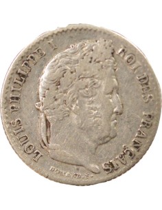 Louis-Philippe Ier 1/4 franc Argent 1832 W Lille 2