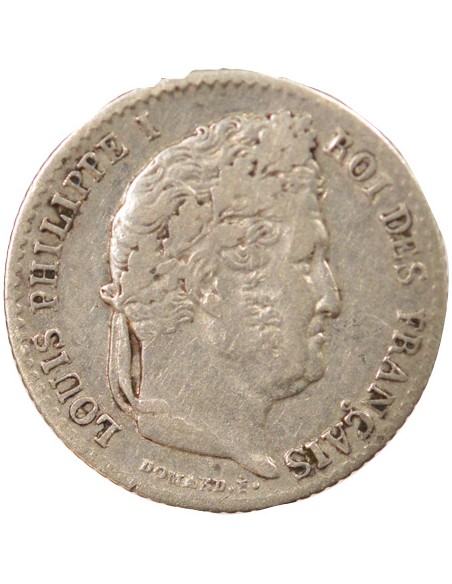 Louis-Philippe Ier 1/4 franc Argent 1832 W Lille