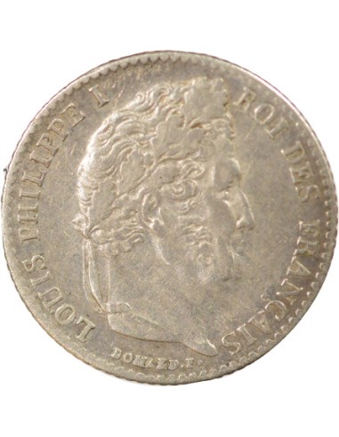 Louis-Philippe Ier 1/4 franc Argent 1835 A - Paris