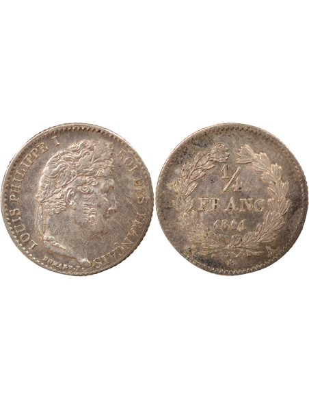 Louis-Philippe Ier 1/4 franc Argent 1841 A - Paris