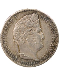 Louis-Philippe Ier 1/4 franc Argent 1833 B Rouen 2