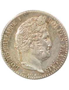 Louis-Philippe Ier 1/4 franc Argent 1834 B Rouen 2