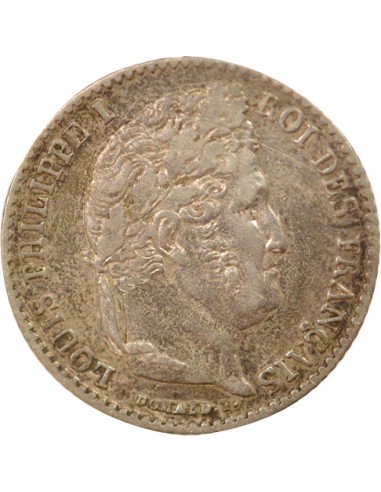 Louis-Philippe Ier 1/4 franc Argent 1837 A - Paris