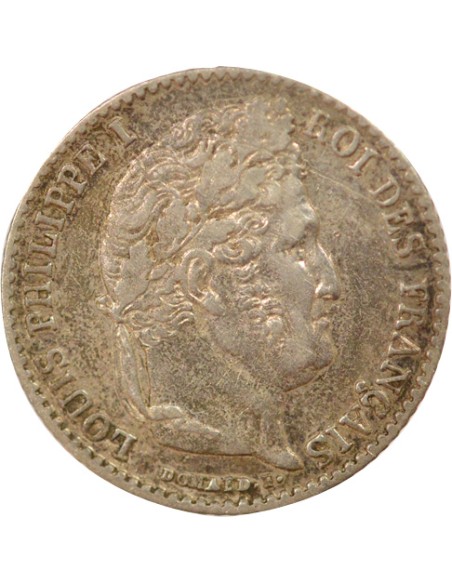 Louis-Philippe Ier 1/4 franc Argent 1837 A - Paris