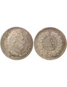 Louis-Philippe Ier 1/4 franc Argent 1834 A - Paris