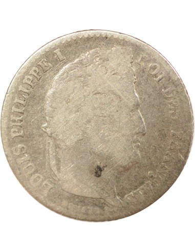 Louis-Philippe Ier 1/4 franc Argent 1835 K Bordeaux