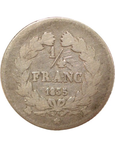 Louis-Philippe Ier 1/4 franc Argent 1835 K Bordeaux