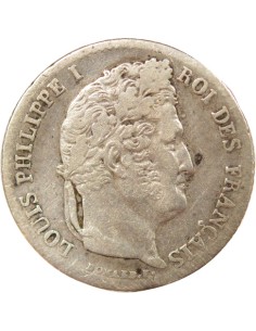 Louis-Philippe Ier 1/4 franc Argent 1835 D Lyon 2