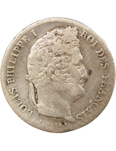 Louis-Philippe Ier 1/4 franc Argent 1835 D Lyon