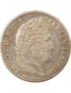 Louis-Philippe Ier 1/4 franc Argent 1837 W Lille 2
