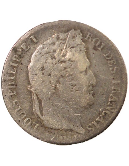 Louis-Philippe Ier 1/4 franc Argent 1832 M Toulouse