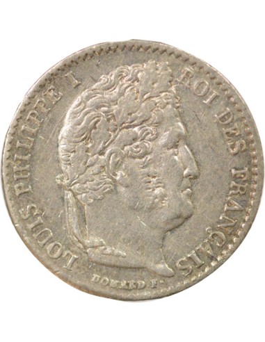 Louis-Philippe Ier 1/4 franc Argent 1833 A - Paris