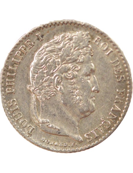 Louis-Philippe Ier 1/4 franc Argent 1838 A - Paris