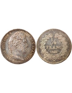 Louis-Philippe Ier 1/4 franc Argent 1839 A - Paris