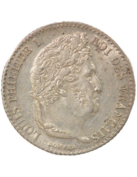 Louis-Philippe Ier 1/4 franc Argent 1833 W Lille