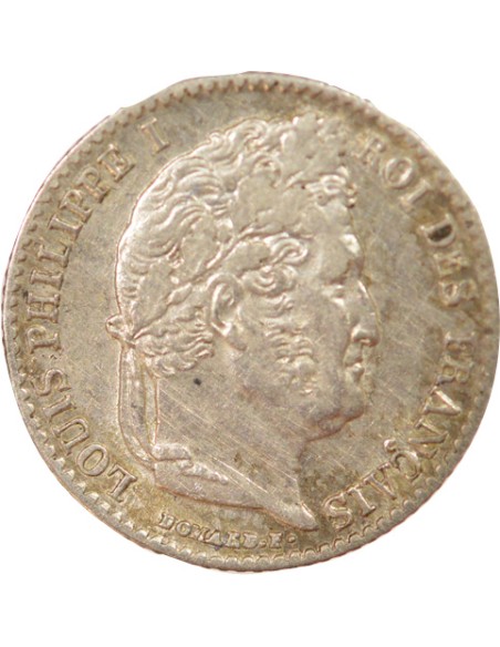 Louis-Philippe Ier 1/4 franc Argent 1839 W Lille