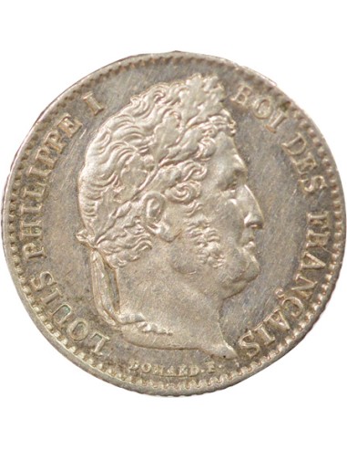 Louis-Philippe Ier 1/4 franc Argent 1834 W Lille