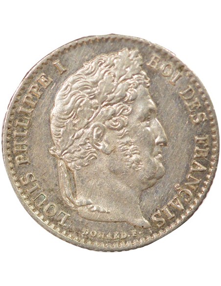 Louis-Philippe Ier 1/4 franc Argent 1834 W Lille