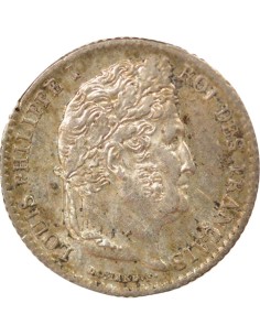 Louis-Philippe Ier 1/4 franc Argent 1844 A - Paris 2