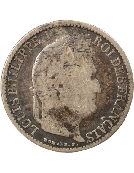 Louis-Philippe Ier 1/2 franc Argent 1837 W Lille