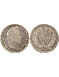 Louis-Philippe Ier 1/2 franc Argent 1834 A - Paris