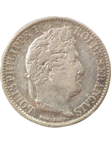 Louis-Philippe Ier 1/2 franc Argent 1837 B Rouen