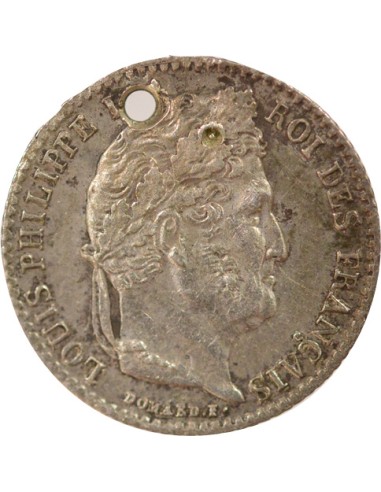 Louis-Philippe Ier 1/4 franc Argent 1840 W Lille