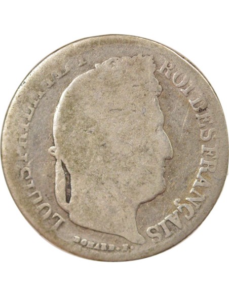 Louis-Philippe Ier 1/2 franc Argent 1838 B Rouen