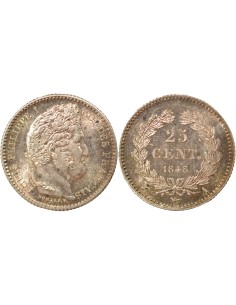 Louis-Philippe Ier 25 centimes Argent 1848 A - Paris