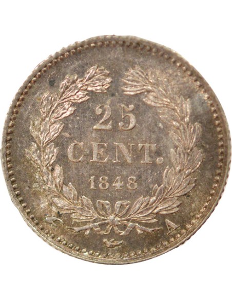 Louis-Philippe Ier 25 centimes Argent 1848 A - Paris