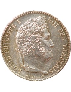 Louis-Philippe Ier 1/4 franc Argent 1844 W Lille 2