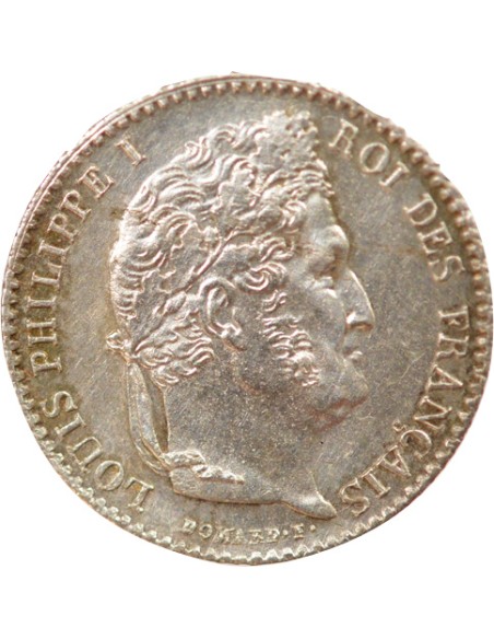 Louis-Philippe Ier 1/4 franc Argent 1844 W Lille