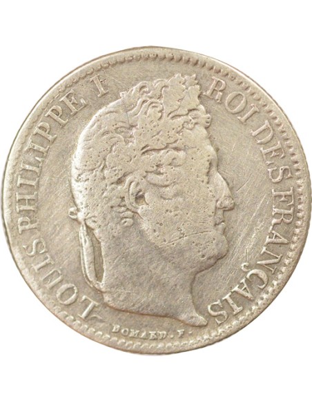 Louis-Philippe Ier 1/2 franc Argent 1845 A - Paris