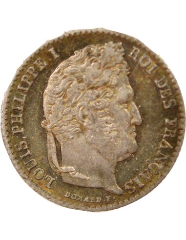Louis-Philippe Ier 1/4 franc Argent 1842 B Rouen