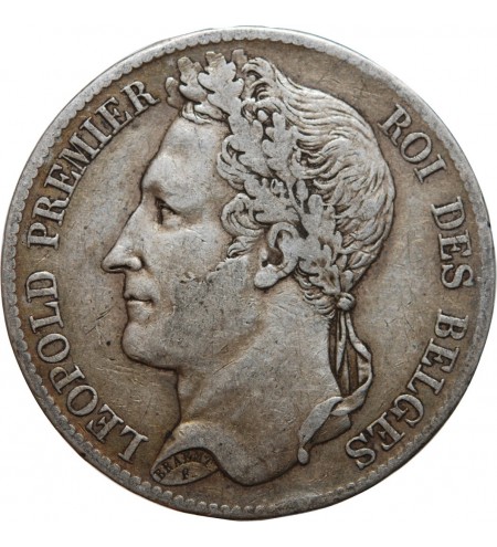 Belgique BELGIQUE - 5 FRANCS LEOPOLD I 1833