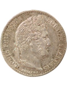 Louis-Philippe Ier 1/4 franc Argent 1843 W Lille 2