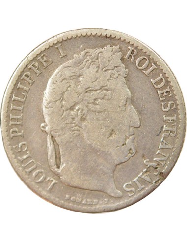 Louis-Philippe Ier 1/2 franc Argent 1845 W Lille