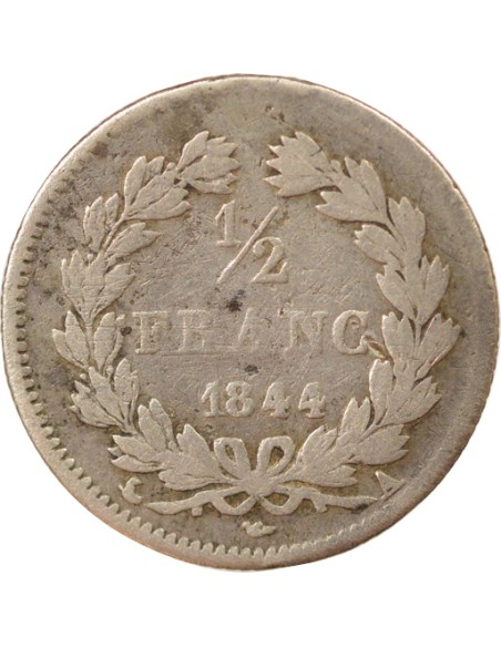 Louis-Philippe Ier 1/2 franc Argent 1844  -