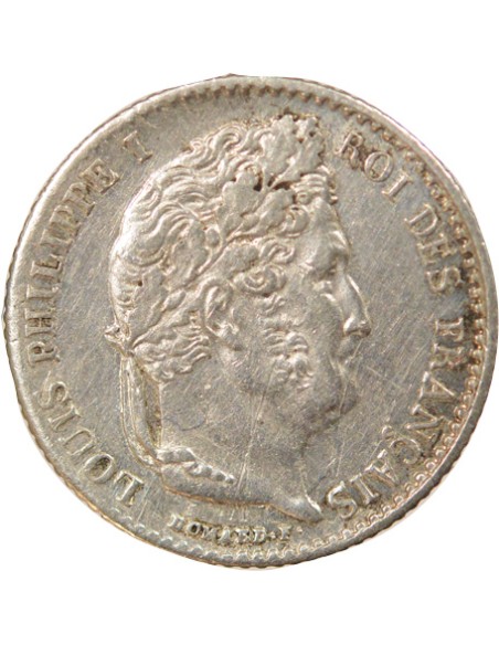 Louis-Philippe Ier 1/4 franc Argent 1845 A - Paris