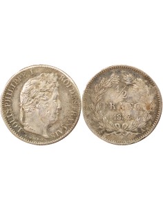Louis-Philippe Ier 1/2 franc Argent 1832 A - Paris
