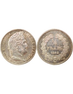 Louis-Philippe Ier 1/4 franc Argent 1843 K Bordeaux