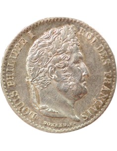 Louis-Philippe Ier 1/4 franc Argent 1843 K Bordeaux 2
